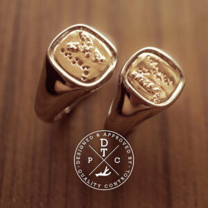 Tailor-made Initial Signet ring