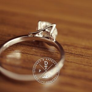 Tailor-made 18K Initial A Diamond Ring