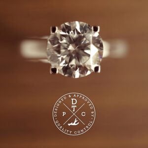 Tailor-made 18K White Gold diamond ring