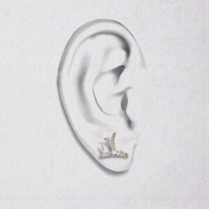 Da Antler Earring – 925 Sterling Silver