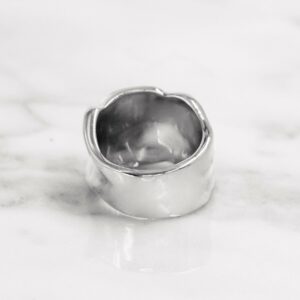 Da Bone Ring (Index Finger) – White Gold