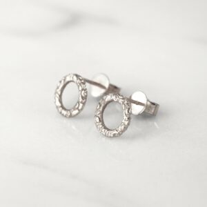 Da Carved Earring – 925 Sterling Silver