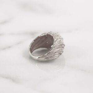 Da Feather Torus Ring – 925 Sterling Silver