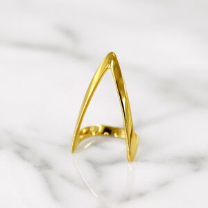 Da Knuckle Ring Large – Yellow Gold