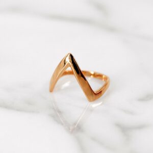 Da Knuckle Ring Small – Rose Gold