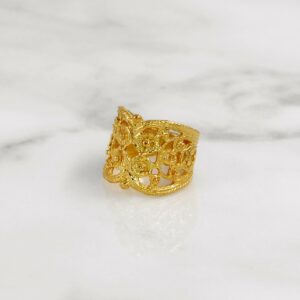 Da Lace Ring – Yellow Gold