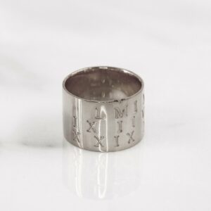 Da Puzzle Ring Set (CUSTOM DATE) – 925 Sterling Silver