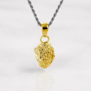 Da Rock Heart Pendant – Yellow Gold