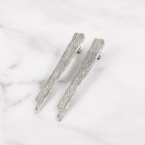 Da Tree Bark Earring – 925 Sterling Silver
