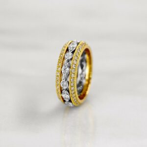 Da d.vine Ring – Yellow Gold & White Gold